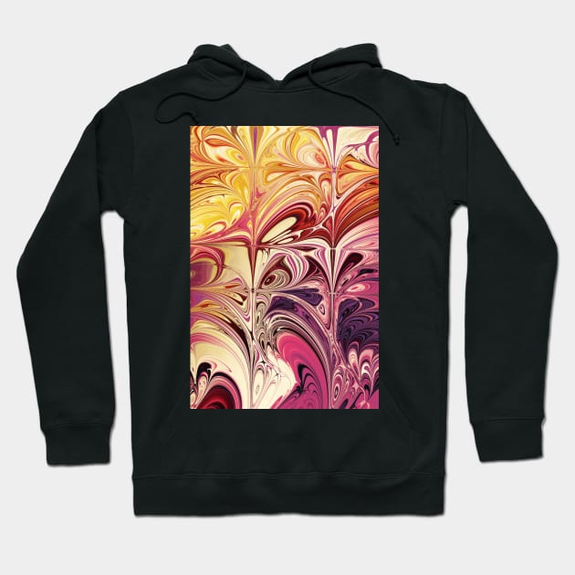 swirly colourful pattern Hoodie by pinkal